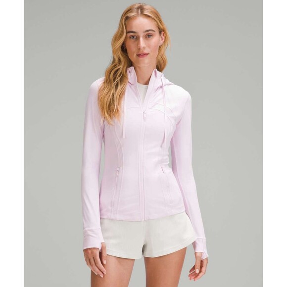 Lululemon Define Jacket Hooded Size 10 Pink Nulu - Picture 1 of 14